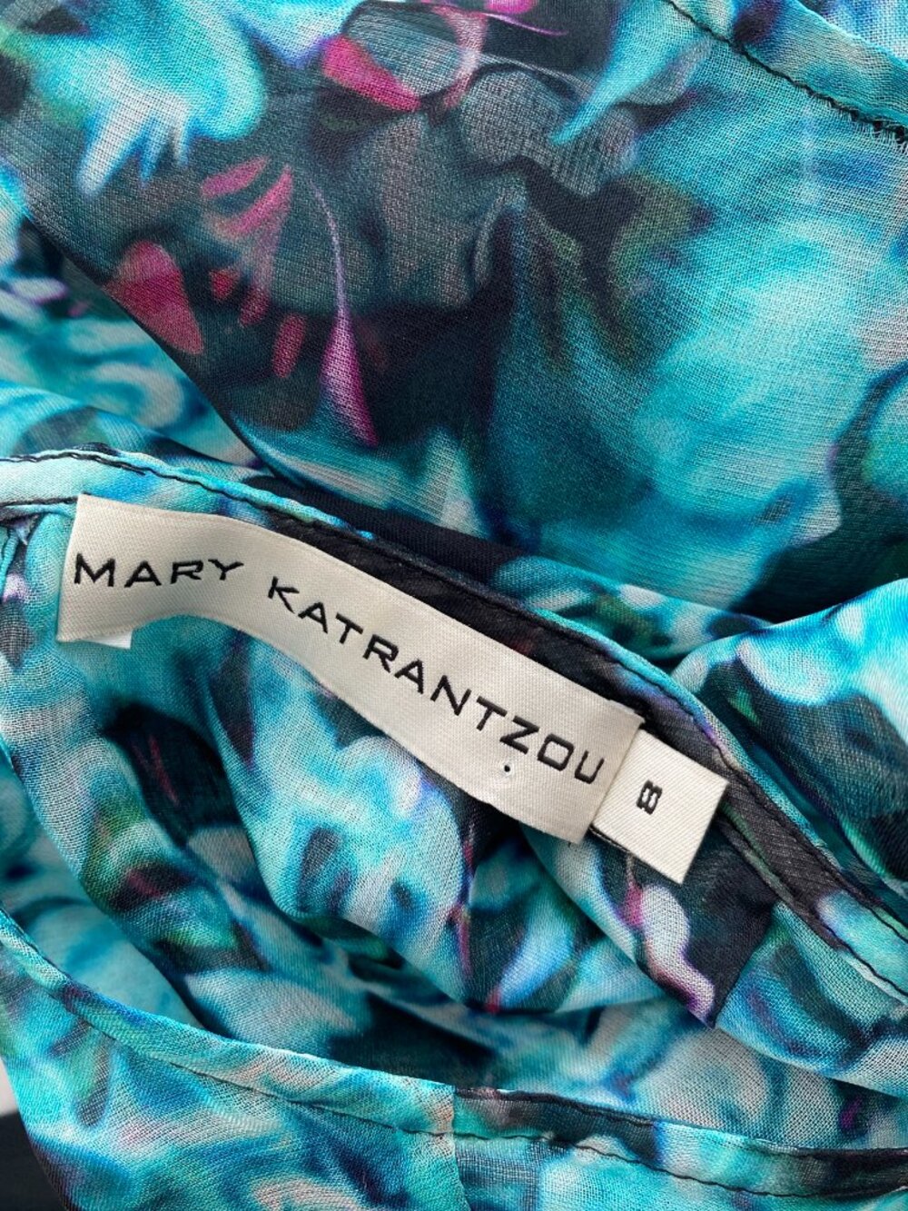 Mary Katrantzou Printed Silk Tunic, size 8, fits like S/M - Picture 7 of 9